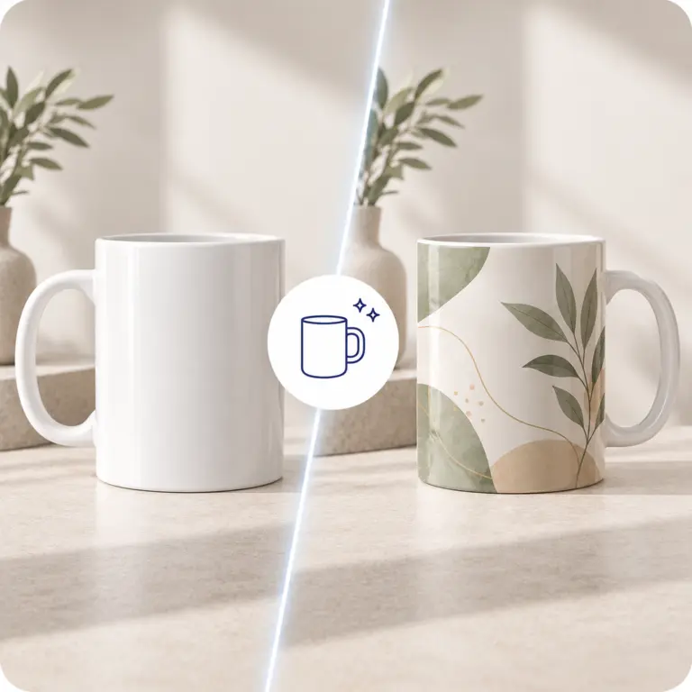 Kupa Baskı Mockup
