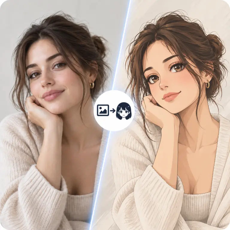 Fotoğraftan Animeye